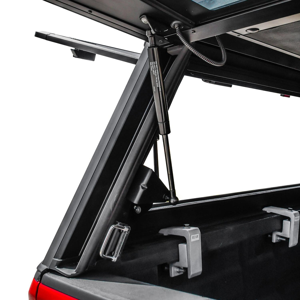Chevrolet Colorado & GMC Canyon 2015-2022, Westin EXP Truck Cap, Solid Front Glass, Matte Black, view 17