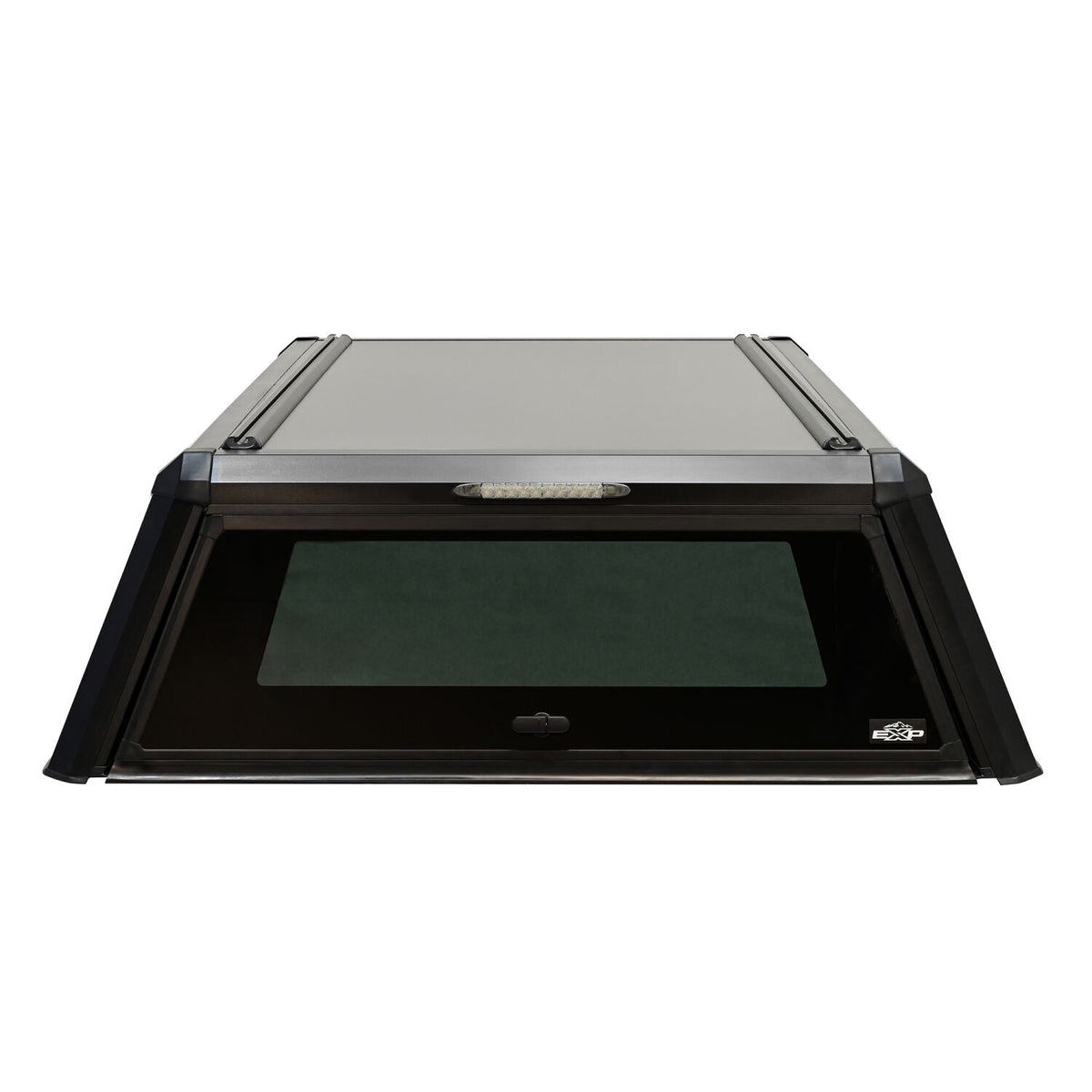 Toyota Tundra 2nd Gen 2007-2021 66.7in Bed, Westin EXP Truck Cap with Sliding Front Glass, Matte Black, view 2