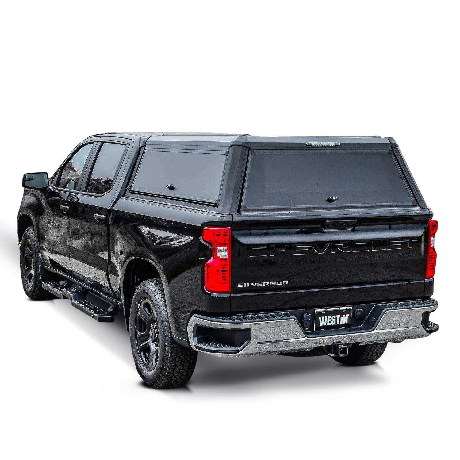 Chevrolet Silverado 1500 & GMC Sierra 1500 2019-2026, Westin EXP Truck Cap With Sliding Front Glass, 69.9in Bed, view 9