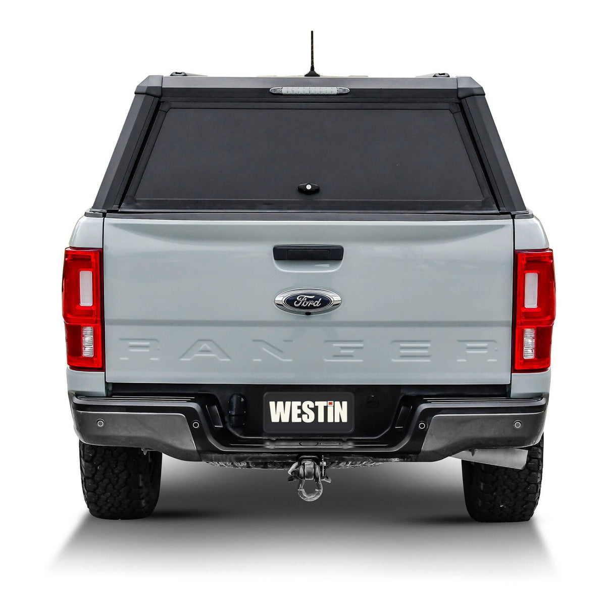 Ford Ranger 61in Bed 2019-2023, Westin EXP Truck Cap With Sliding Front Glass, Matte Black, view 5