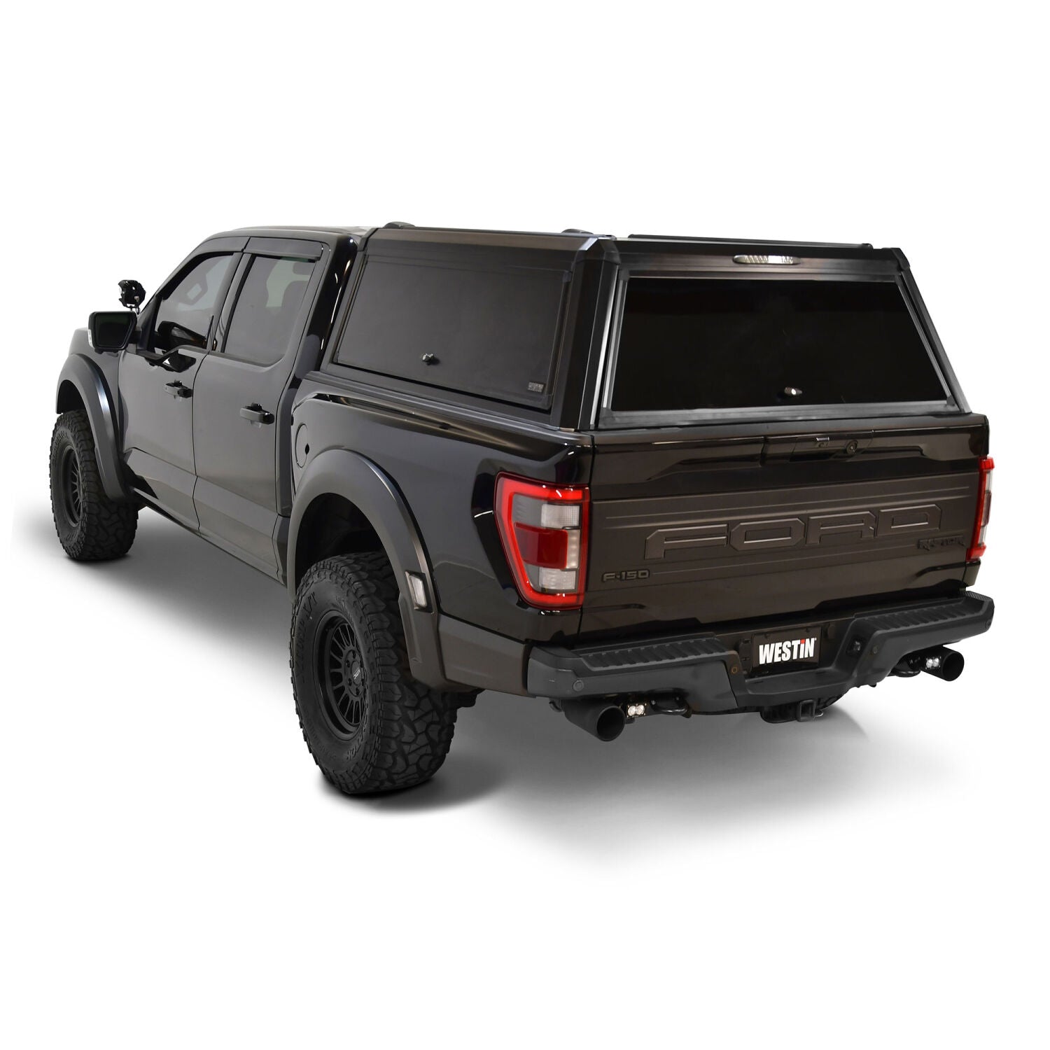 Ford F-150 2015-2026, Westin EXP Truck Cap With Sliding Front Glass, 67.1in Bed, Matte Black, view 8
