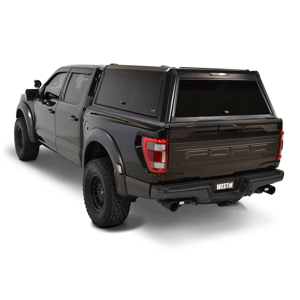 Ford F-150 2015-2026, Westin EXP Truck Cap With Sliding Front Glass, 67.1in Bed, Matte Black, view 8