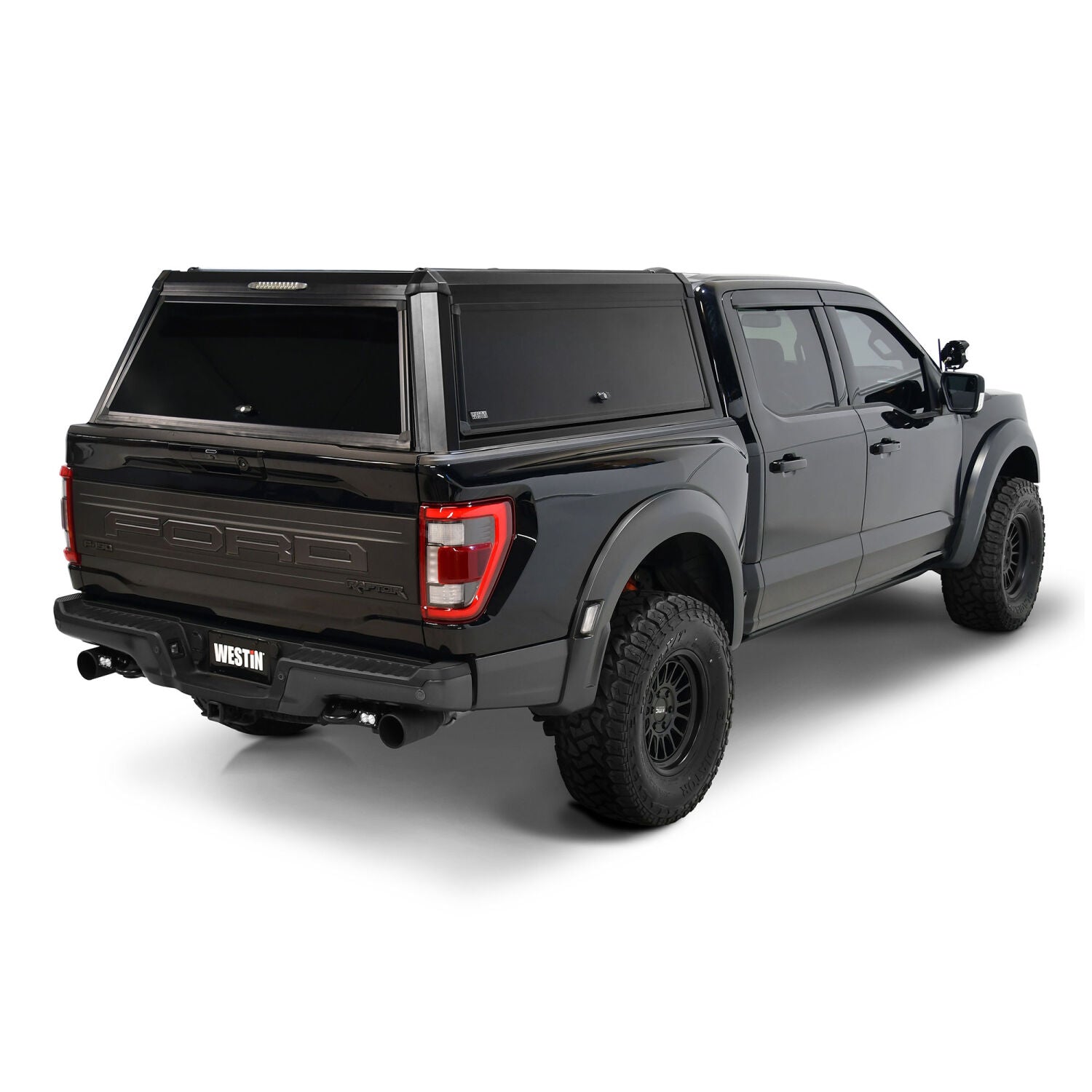 Ford F-150 2015-2026, Westin EXP Truck Cap With Sliding Front Glass, 67.1in Bed, Matte Black
