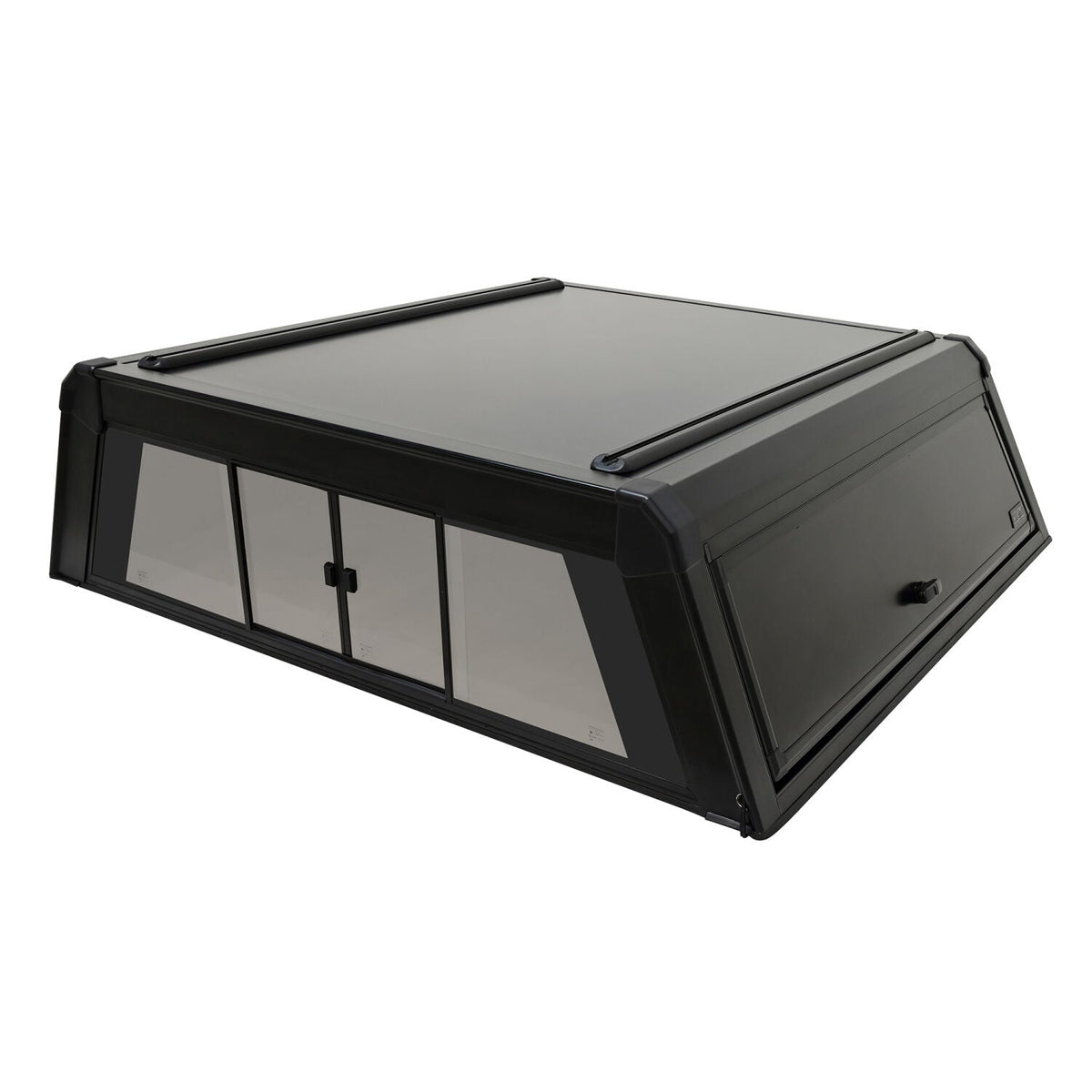 Chevrolet Colorado & GMC Canyon 2023-2026, Westin EXP Truck Cap with Sliding Front Glass, 61.7in Bed, Matte Black, view 4