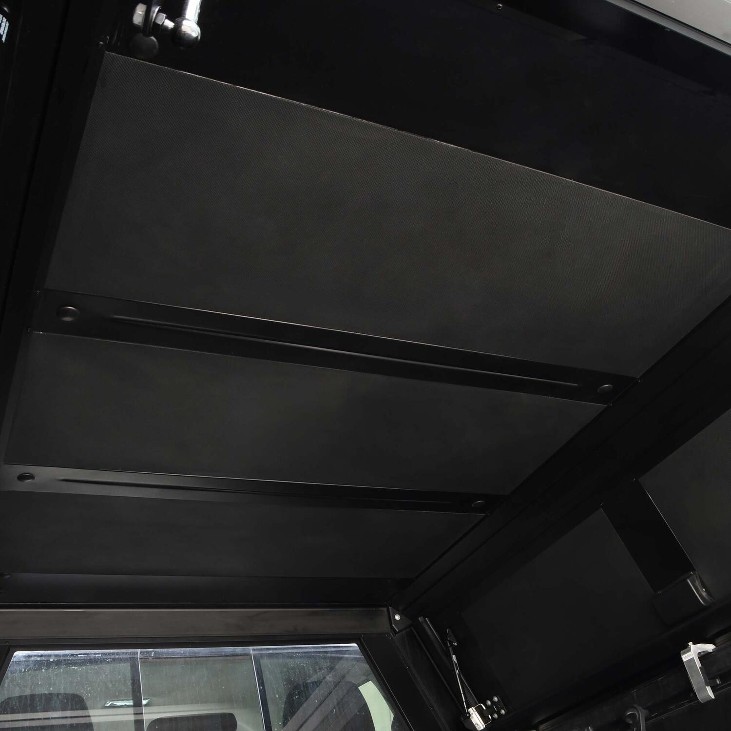 Toyota Tacoma 3rd Gen 2016-2023, Westin EXP Truck Cap with Solid Front Glass, 73.7in Bed, Matte Black, view 16