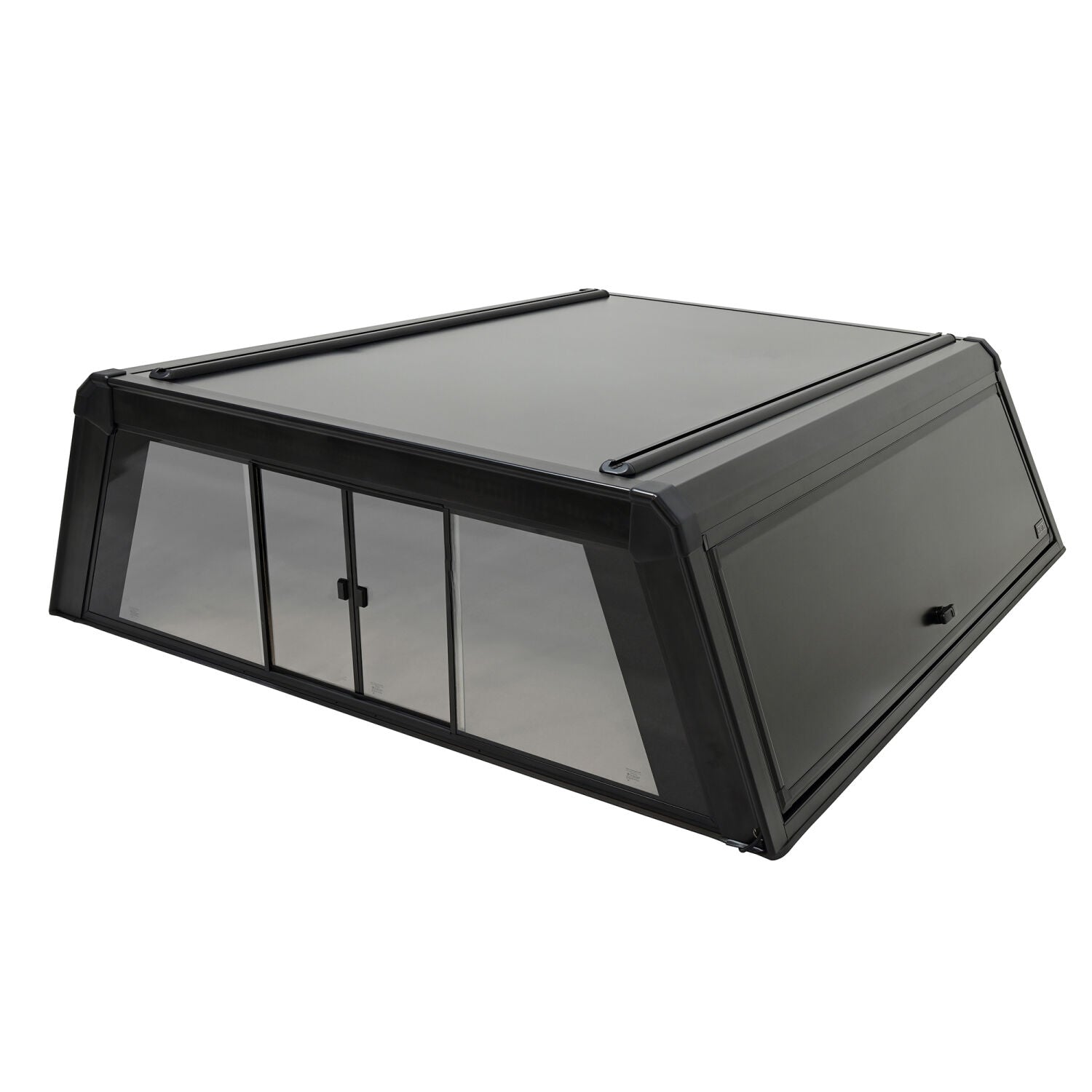 Ford F-250/F-350 Super Duty 2023-2026, Westin EXP Truck Cap with Sliding Front Glass, 81.9in Bed, Matte Black, view 5