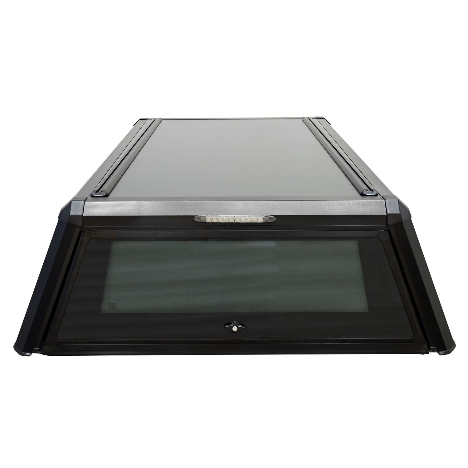 Ford F-250/F-350 Super Duty 2023-2026, Westin EXP Truck Cap with Solid Front Glass, 81.9in Bed, Matte Black, view 2