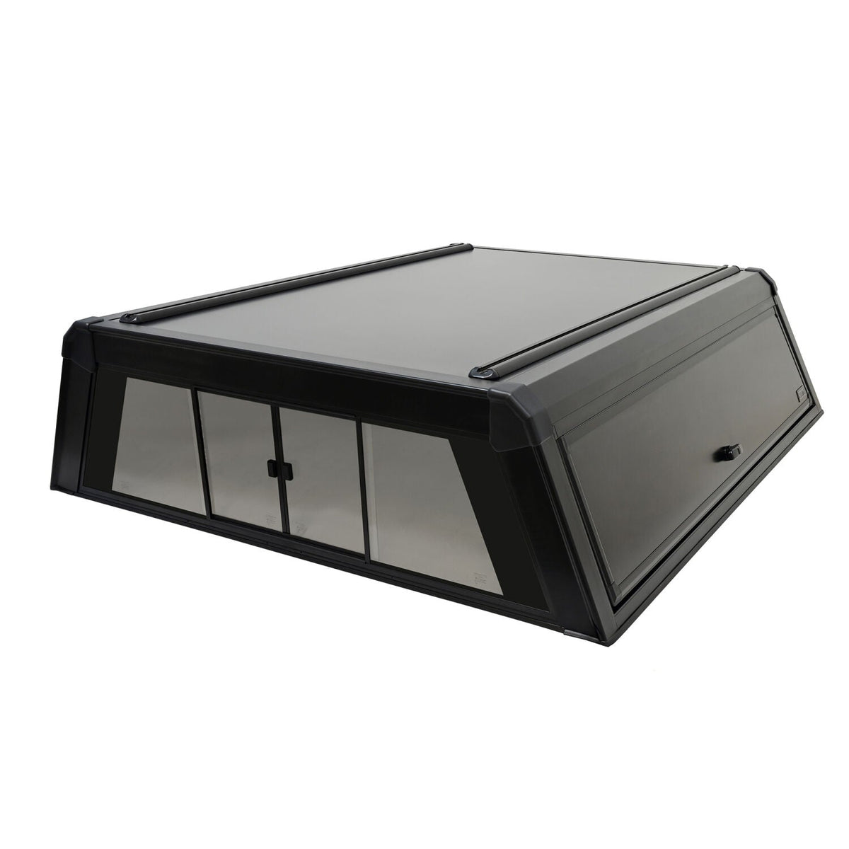Ram 1500 Classic 2019-2024, Westin EXP Truck Cap with Sliding Front Glass, 76.3in Bed, Matte Black, view 5
