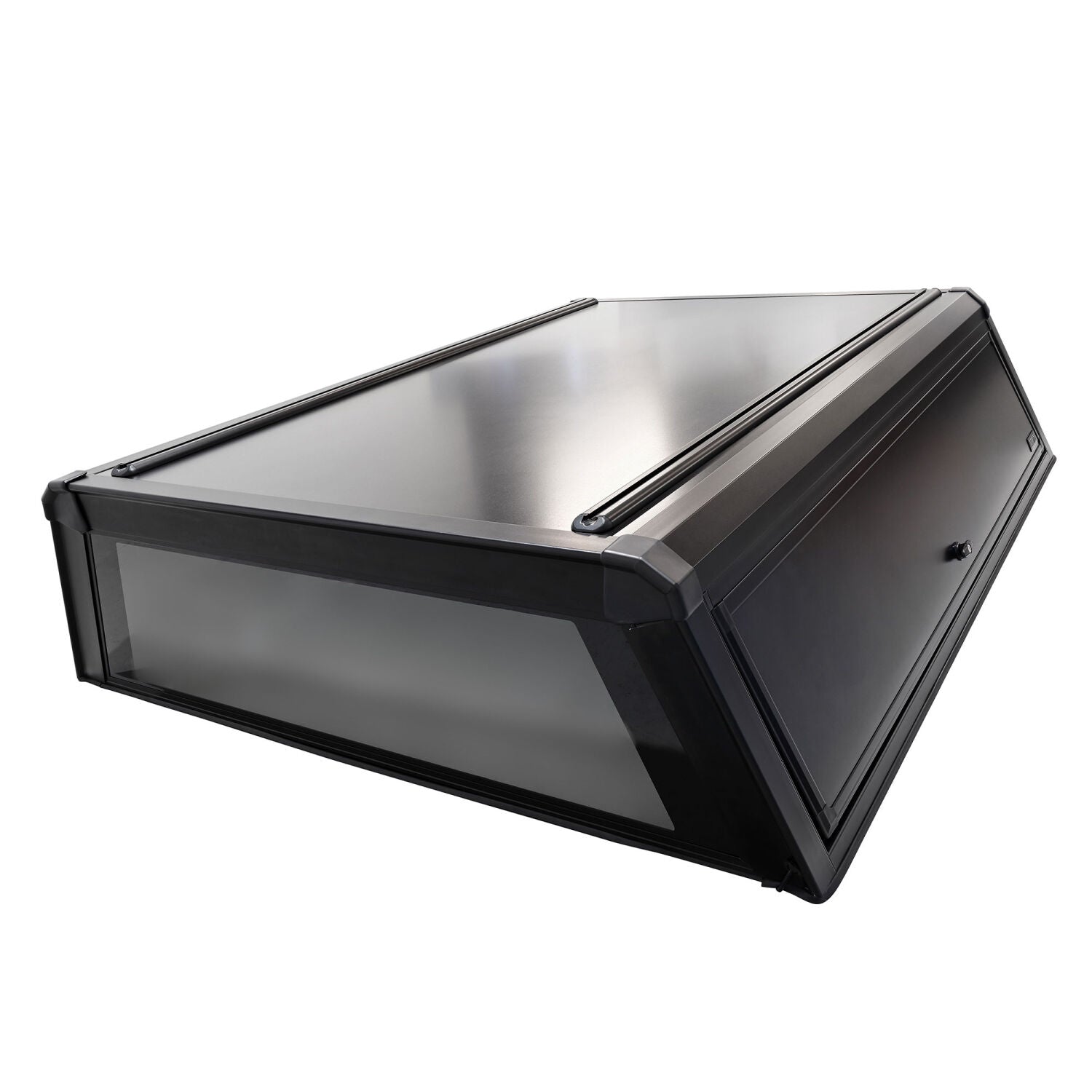 Ram 1500 Classic 2019-2024, Westin EXP Truck Cap with Solid Front Glass, 76.3in Bed, Matte Black, view 6