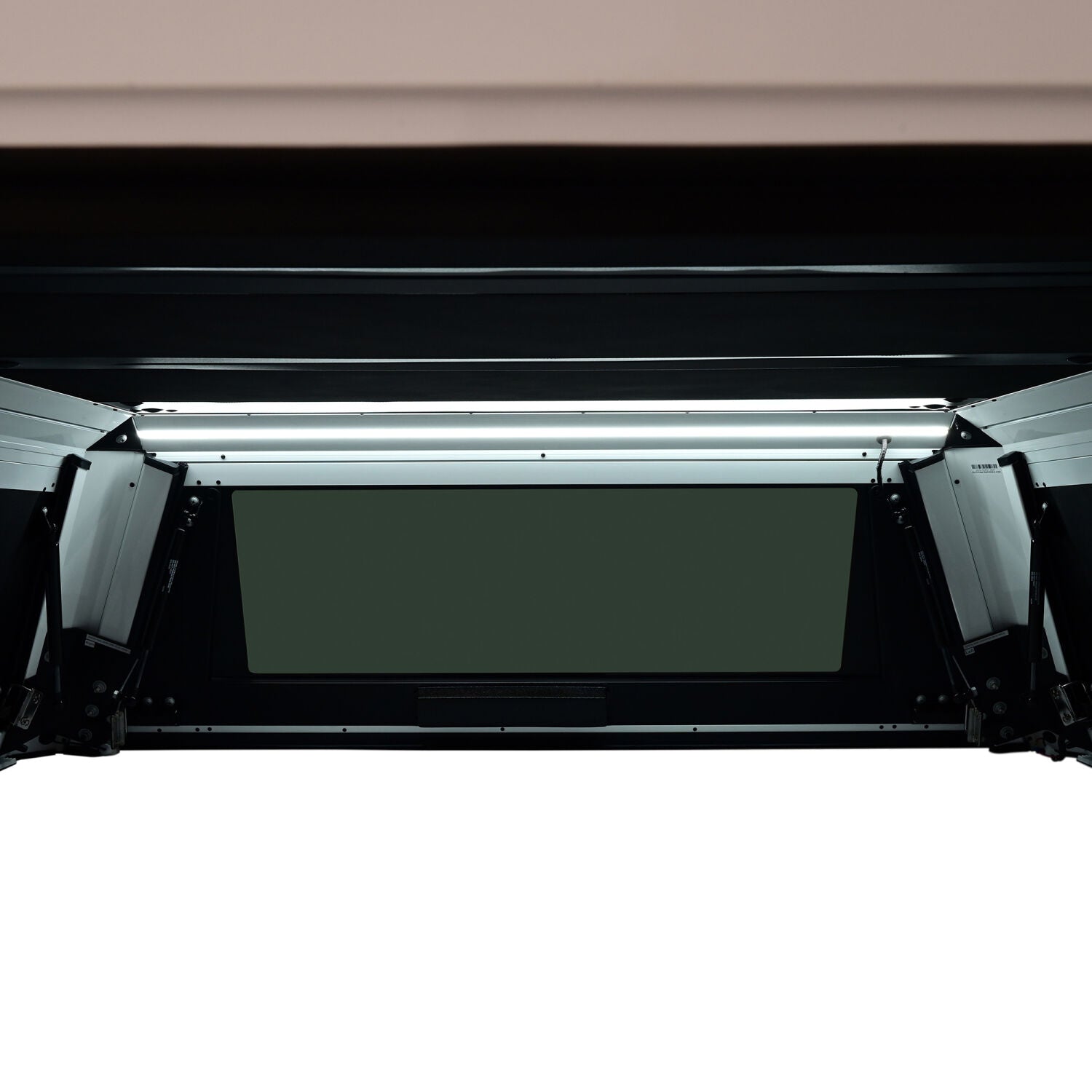 Ford F-150 2015-2026, Westin EXP Truck Cap with Sliding Front Glass, 78.9in Bed, White, view 10