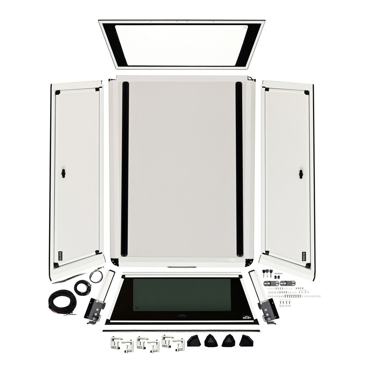 Ford F-150 2015-2026, Westin EXP Truck Cap, 78.9in Bed, White, view 5