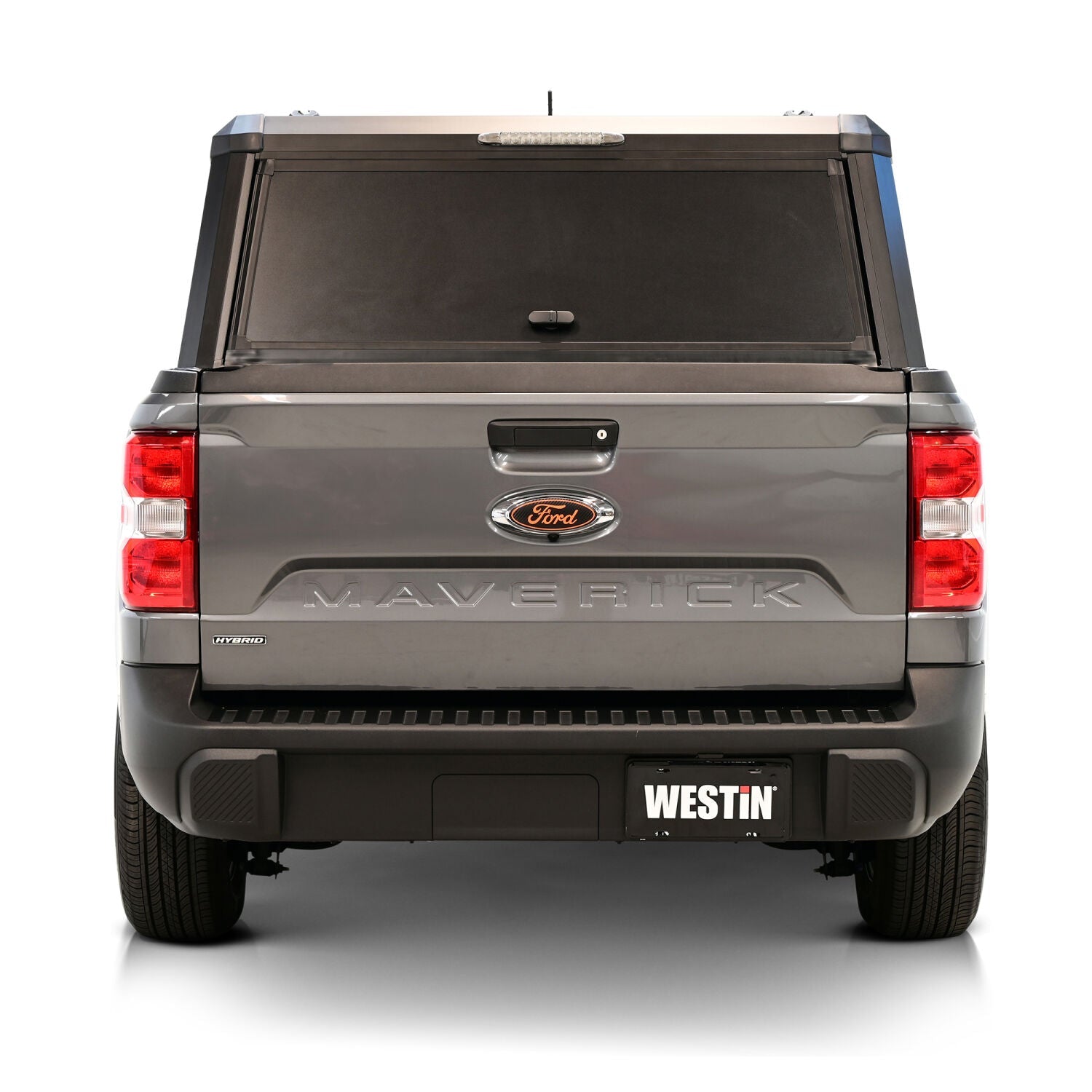 Ford Maverick 2022-2026, Westin EXP Truck Cap Hi-Top with Solid Front Glass, Matte Black, view 11