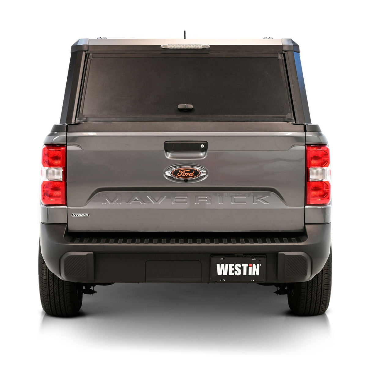 Ford Maverick 2022-2026, Westin EXP Truck Cap Hi-Top with Solid Front Glass, Matte Black, view 11