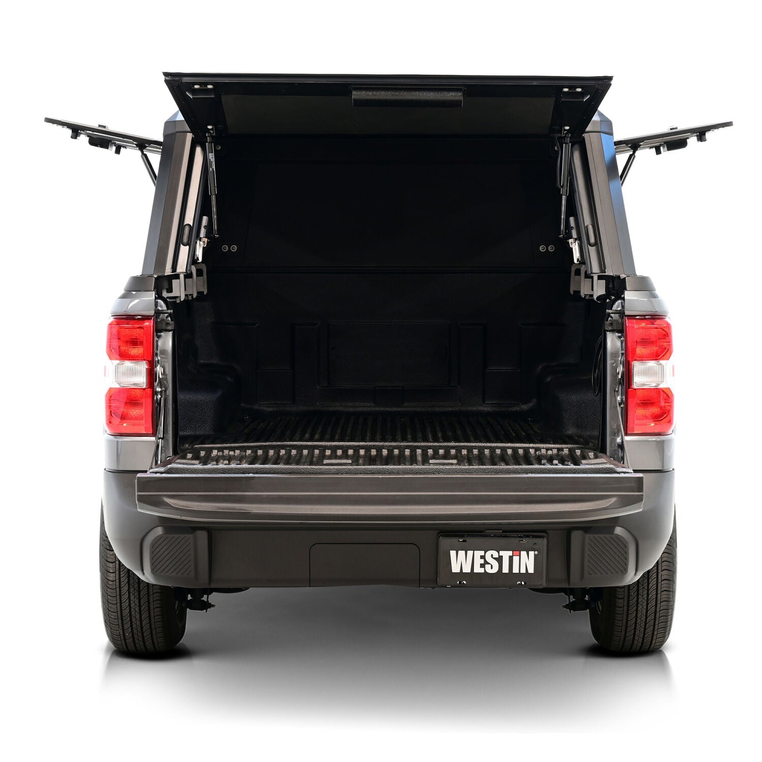 Ford Maverick 2022-2026, Westin EXP Truck Cap Hi-Top with Solid Front Glass, Matte Black, view 15