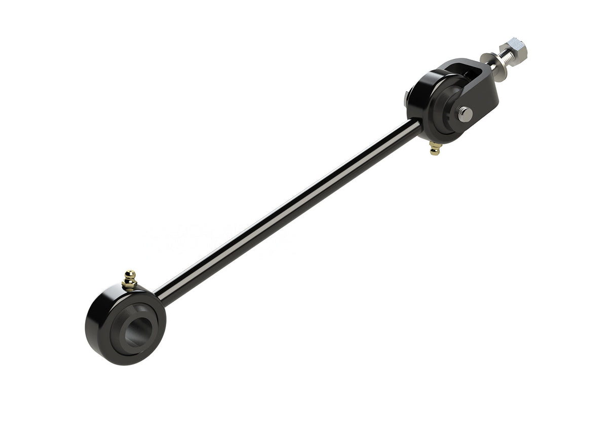 Jeep Wrangler TJ 1997-2006, TeraFlex 10in Front Sway Bar Link with U-Bracket Stud and Grease Zerk, 3-6in Lift