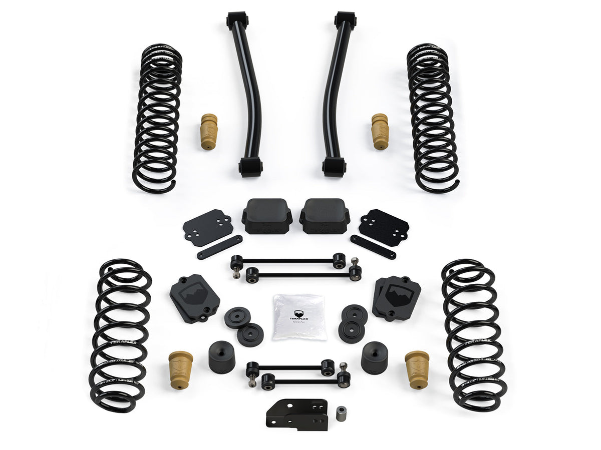 Jeep Wrangler JK/JL 2-Door 2007-2026, TeraFlex 2.5in Sport ST2 Suspension System, No Shocks