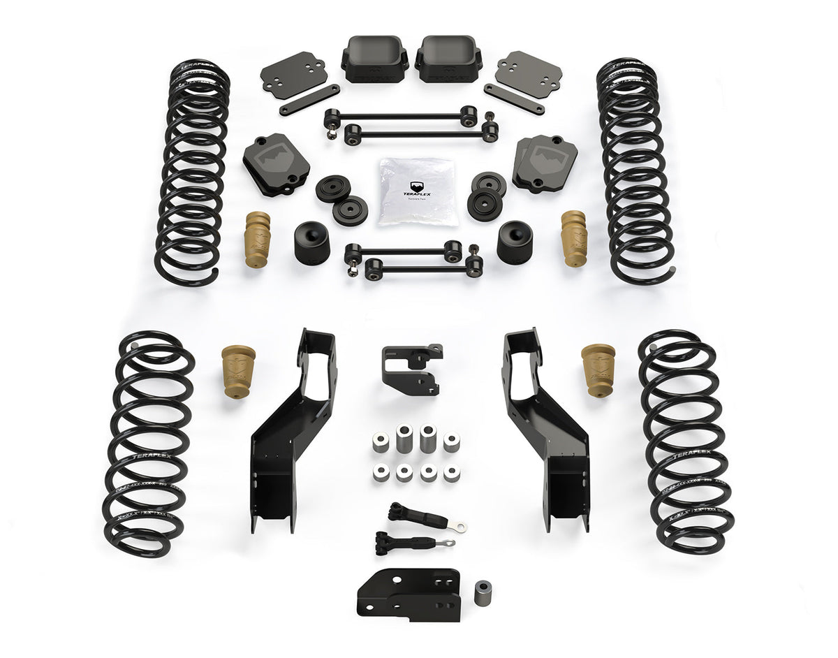 Jeep Wrangler JK/JL 2-Door 2007-2026, TeraFlex 3.5in Sport ST3 Suspension System, No Shocks