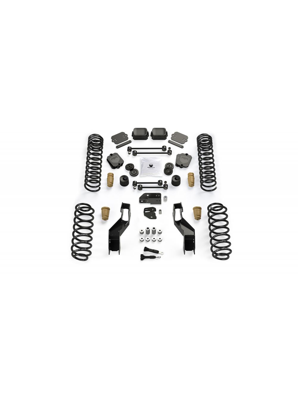 Jeep Wrangler JK/JL 4-Door 2007-2026, TeraFlex 4.5in Sport ST4 Suspension System, No Shocks