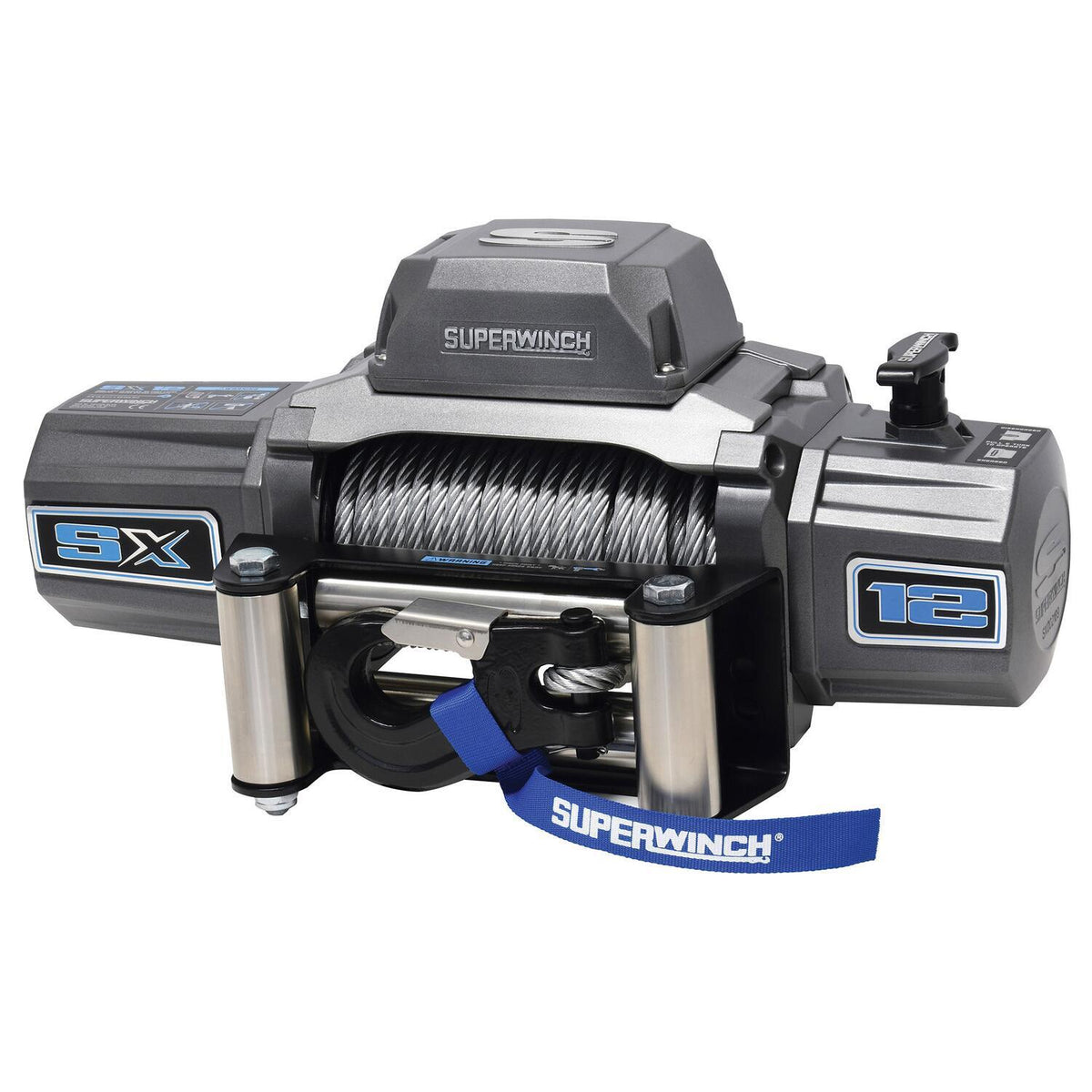 Superwinch SX12 Winch, 12,000 lb, 12V DC, view 2