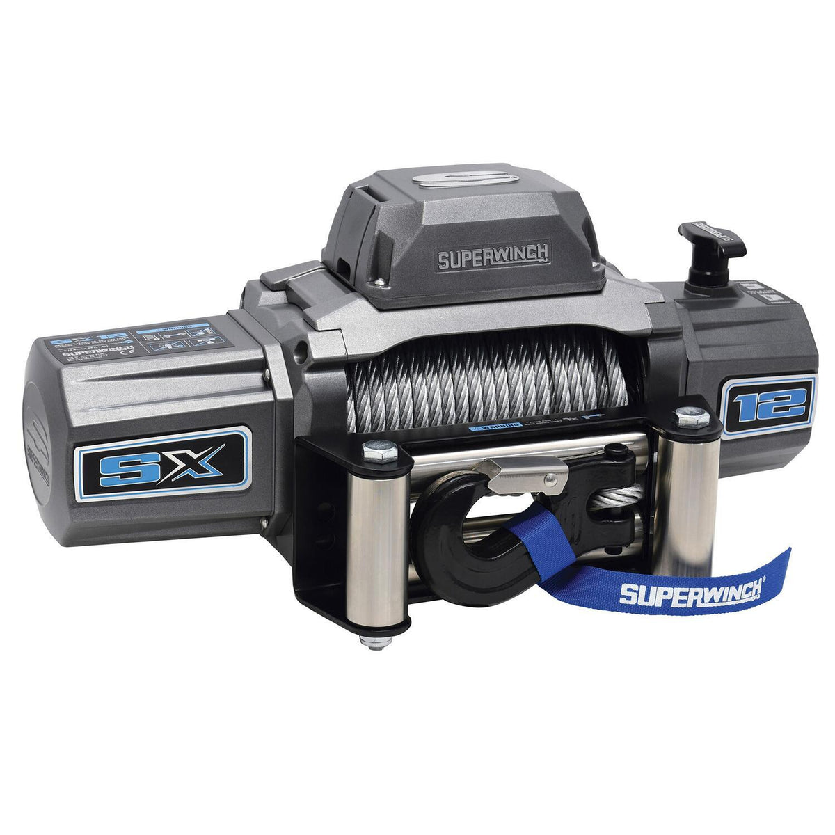 Superwinch SX12 Winch, 12,000 lb, 12V DC, view 3