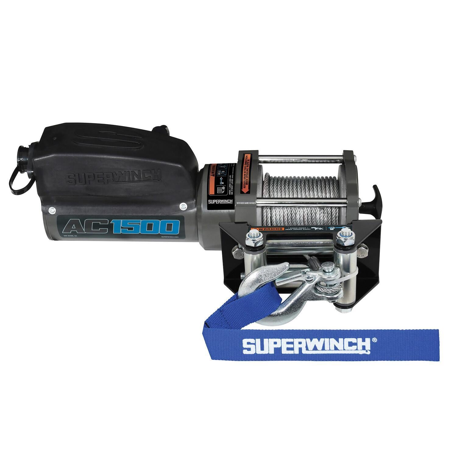 Superwinch AC 1500 Winch, 1,500 lb, 120V AC