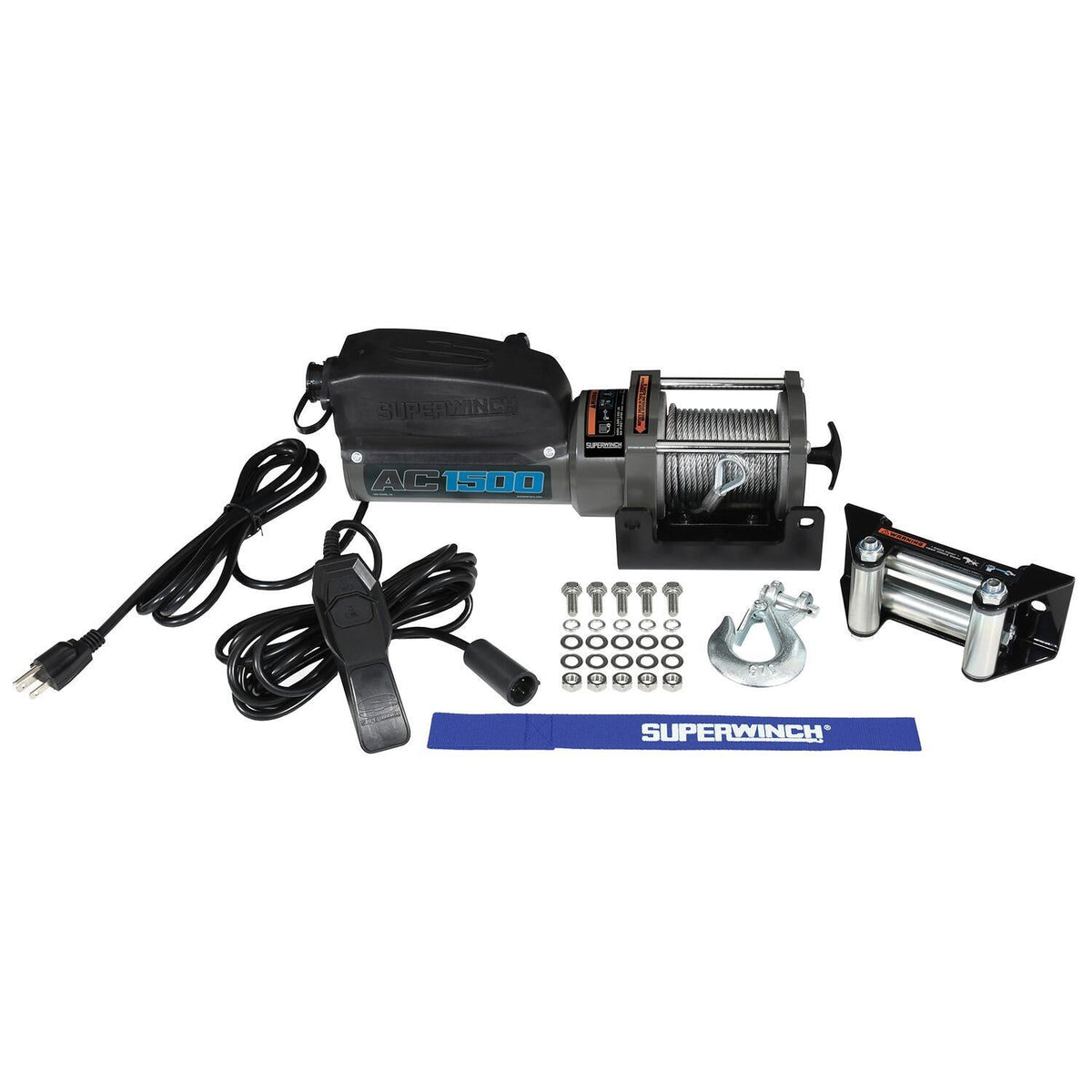 Superwinch AC 1500 Winch, 1,500 lb, 120V AC, view 5