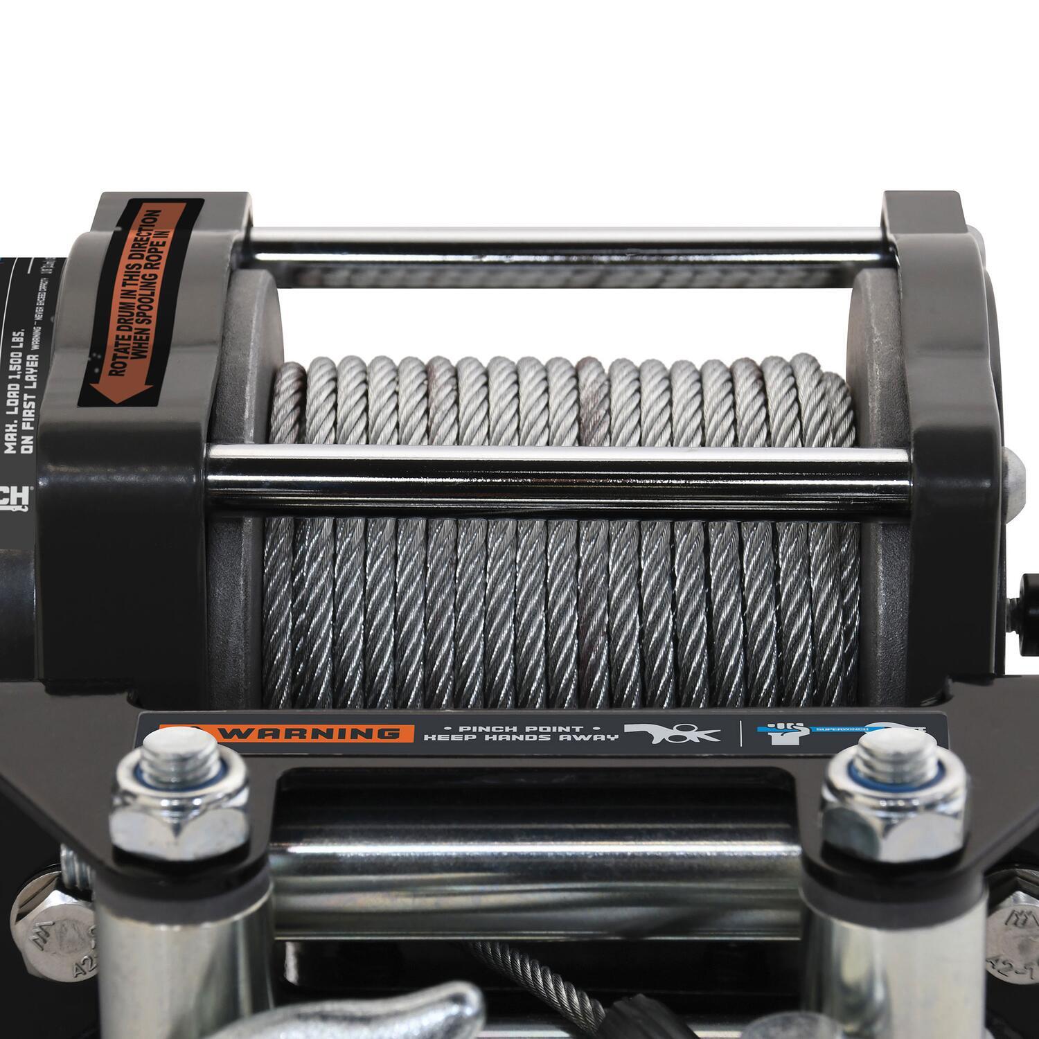 Superwinch AC 1500 Winch, 1,500 lb, 120V AC, view 7
