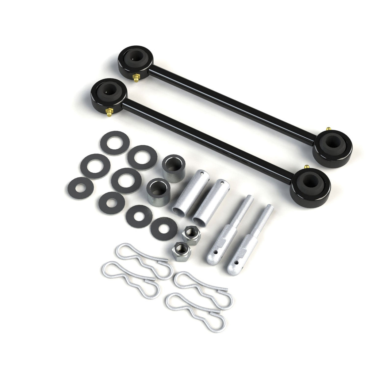 Jeep Wrangler YJ 1991-2000, TeraFlex Front Sway Bar Quick Disconnect Kit, 3-4in Lift