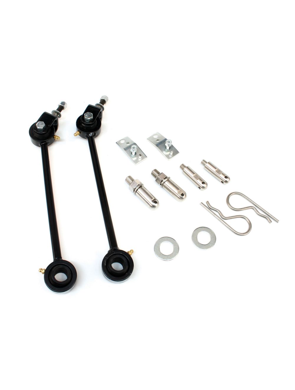 Jeep Wrangler TJ 1997-2006, TeraFlex Front Sway Bar Quick Disconnect Kit, 3-6in Lift, Skin Pack