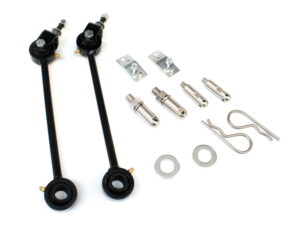 Jeep Wrangler TJ 1997-2006, TeraFlex Front Sway Bar Quick Disconnect Kit, 3-6in Lift