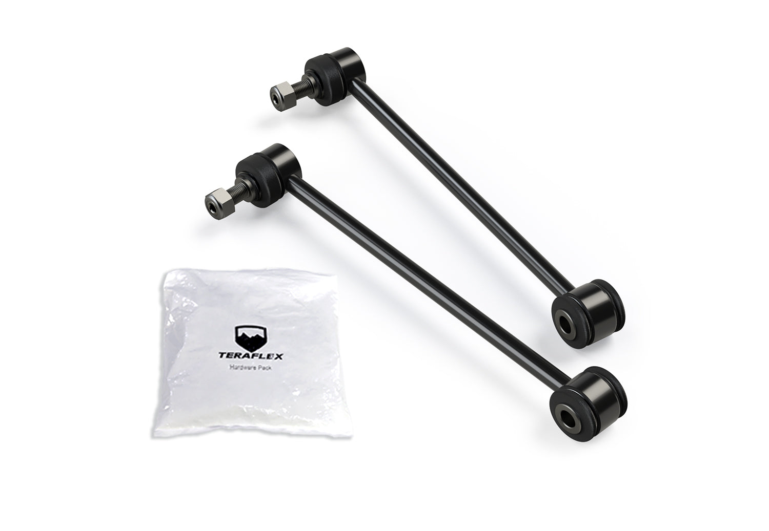 Jeep Wrangler JK/JL 2007-2026, TeraFlex 11.5in Rear Sway Bar Link Kit with Swivel Stud, 2.5-4.5in Lift