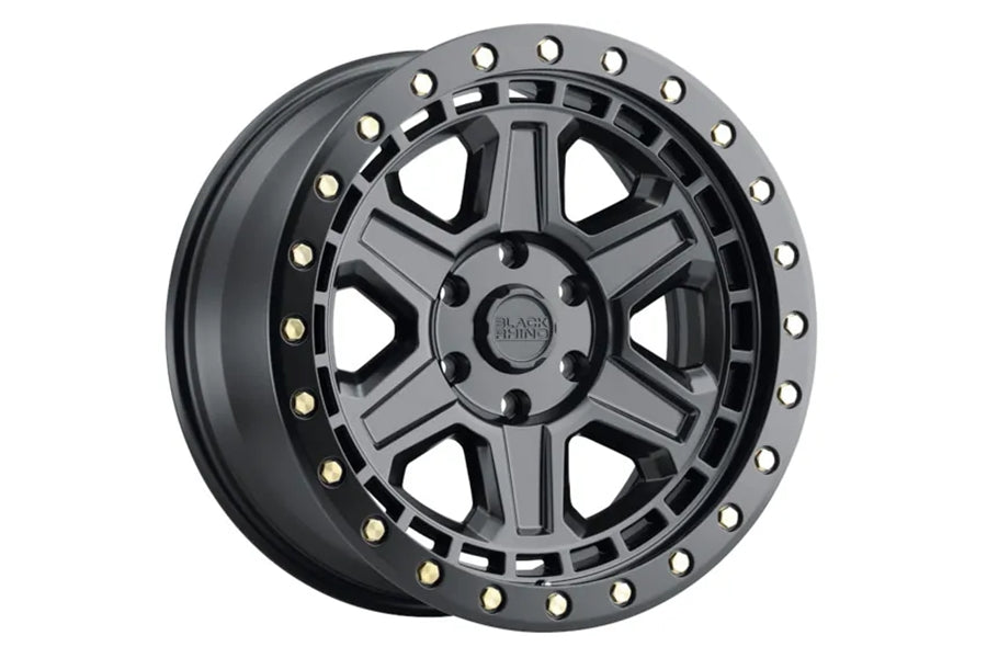 Toyota 4Runner/Tacoma/Tundra Black Rhino Reno Wheel, 17x9 6x139.7 0mm - Matte Black