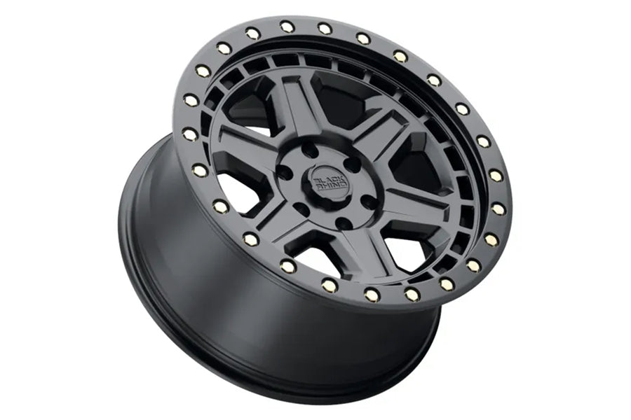 Toyota 4Runner/Tacoma/Tundra Black Rhino Reno Wheel, 17x9 6x139.7 0mm - Matte Black