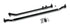 Jeep Wrangler JK 2007-2018, TeraFlex HD Chromoly Tie Rod Kit and HD Forged Drag Link Flip Kit, 4-6in Lift