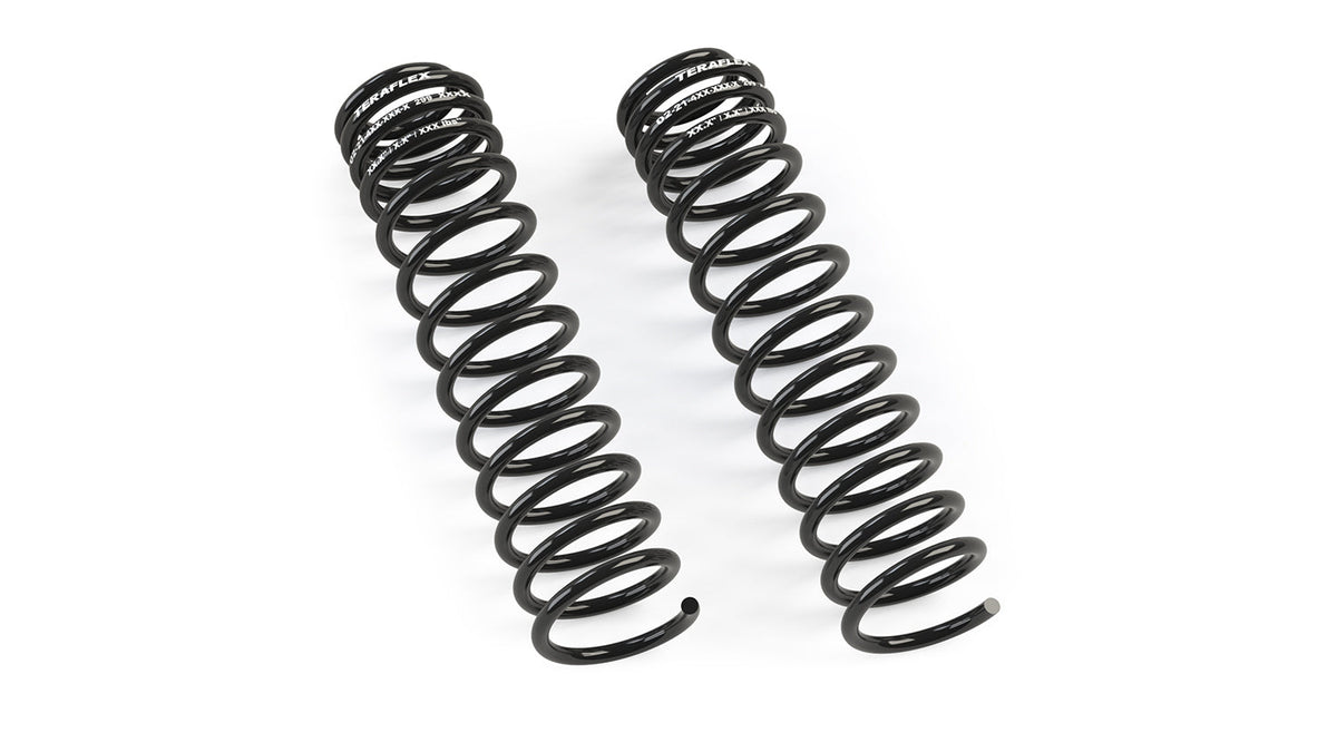 Jeep Wrangler JK 2007-2018 & Gladiator JT 2020-2026, TeraFlex 2.5in Lift Coil Spring Pair, Front