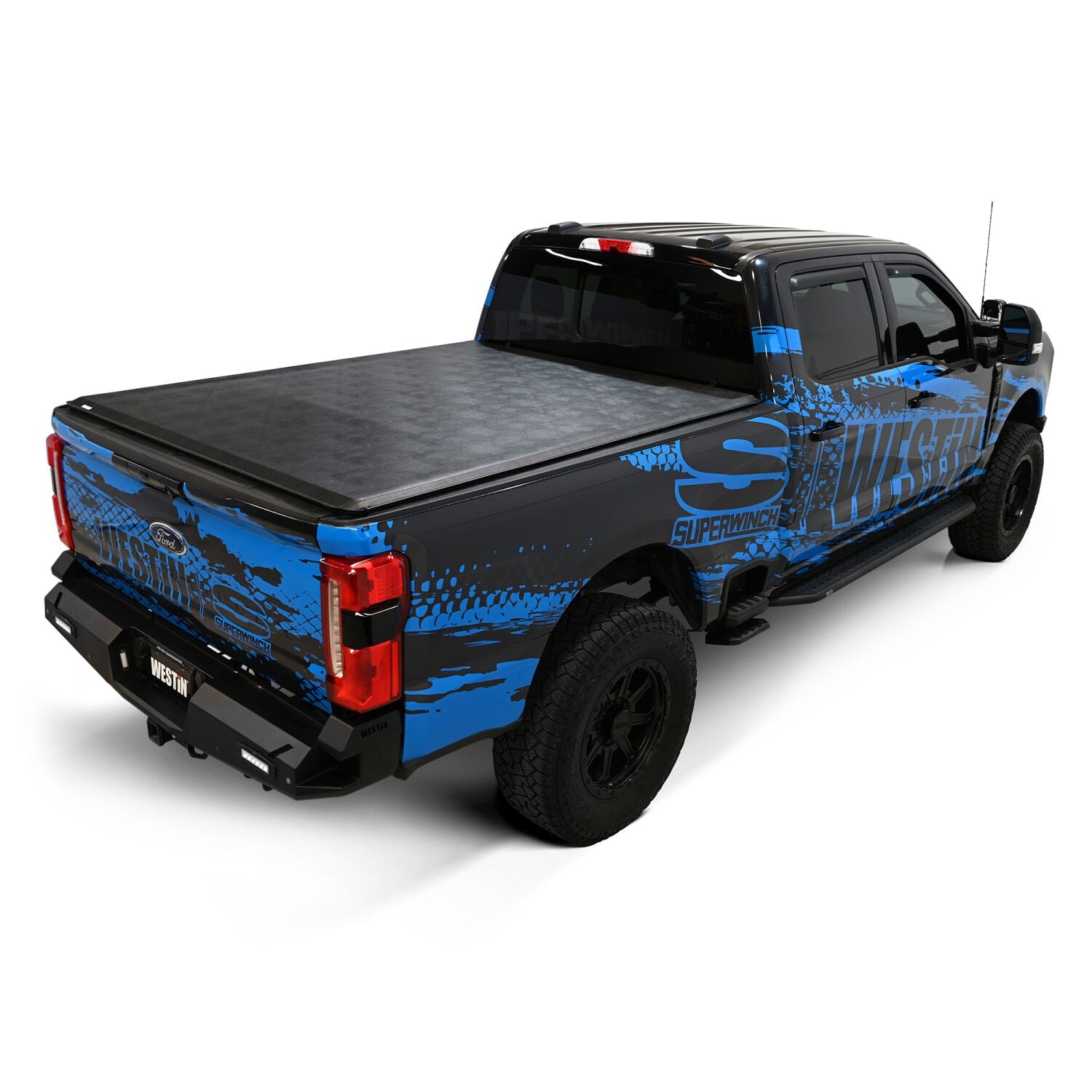 Ford F-250/F-350 Super Duty 2017-2026, Westin Soft Roll-Up Tonneau Cover, 81.9in Bed, view 8