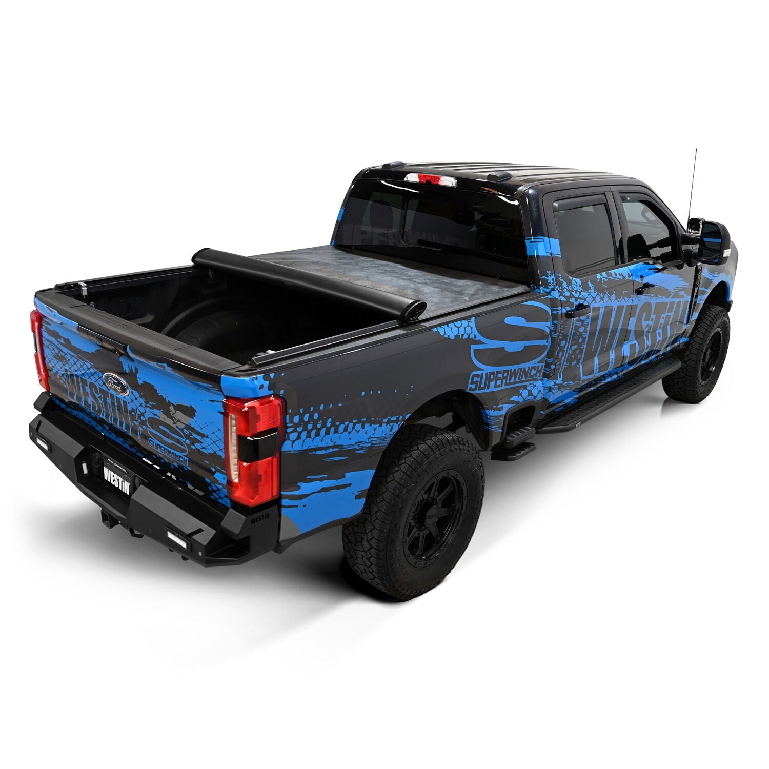 Ford F-250/F-350 Super Duty 2017-2026, Westin Soft Roll-Up Tonneau Cover, 81.9in Bed, view 14