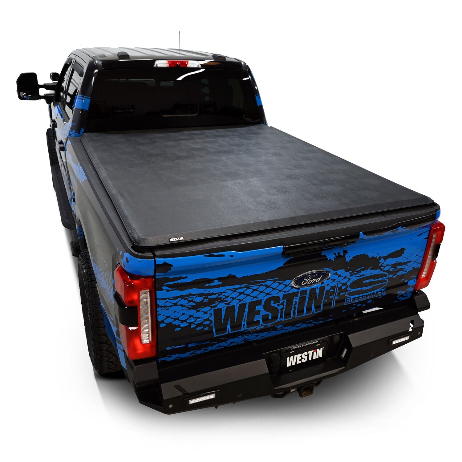 Ford F-250/F-350 Super Duty 2017-2026, Westin Soft Roll-Up Tonneau Cover, 81.9in Bed, view 18