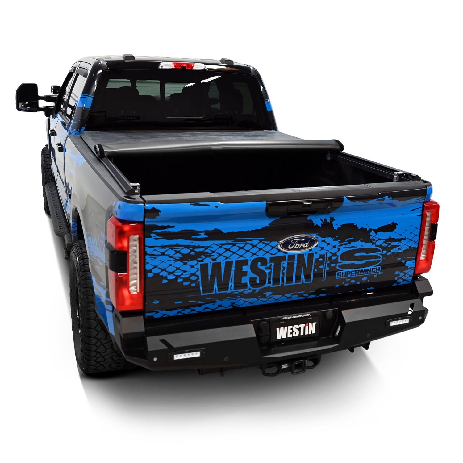 Ford F-250/F-350 Super Duty 2017-2026, Westin Soft Roll-Up Tonneau Cover, 81.9in Bed, view 19