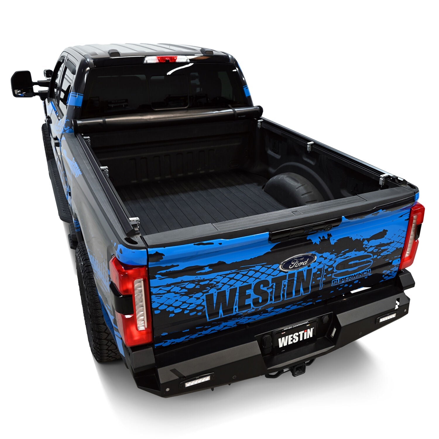 Ford F-250/F-350 Super Duty 2017-2026, Westin Soft Roll-Up Tonneau Cover, 81.9in Bed, view 20