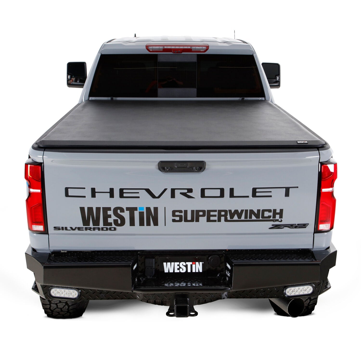 Chevrolet Silverado 2500 HD/3500 HD & GMC Sierra 2500 HD/3500 HD 2020-2026, Westin Soft Roll-Up Tonneau Cover, 82.2in Bed, view 10
