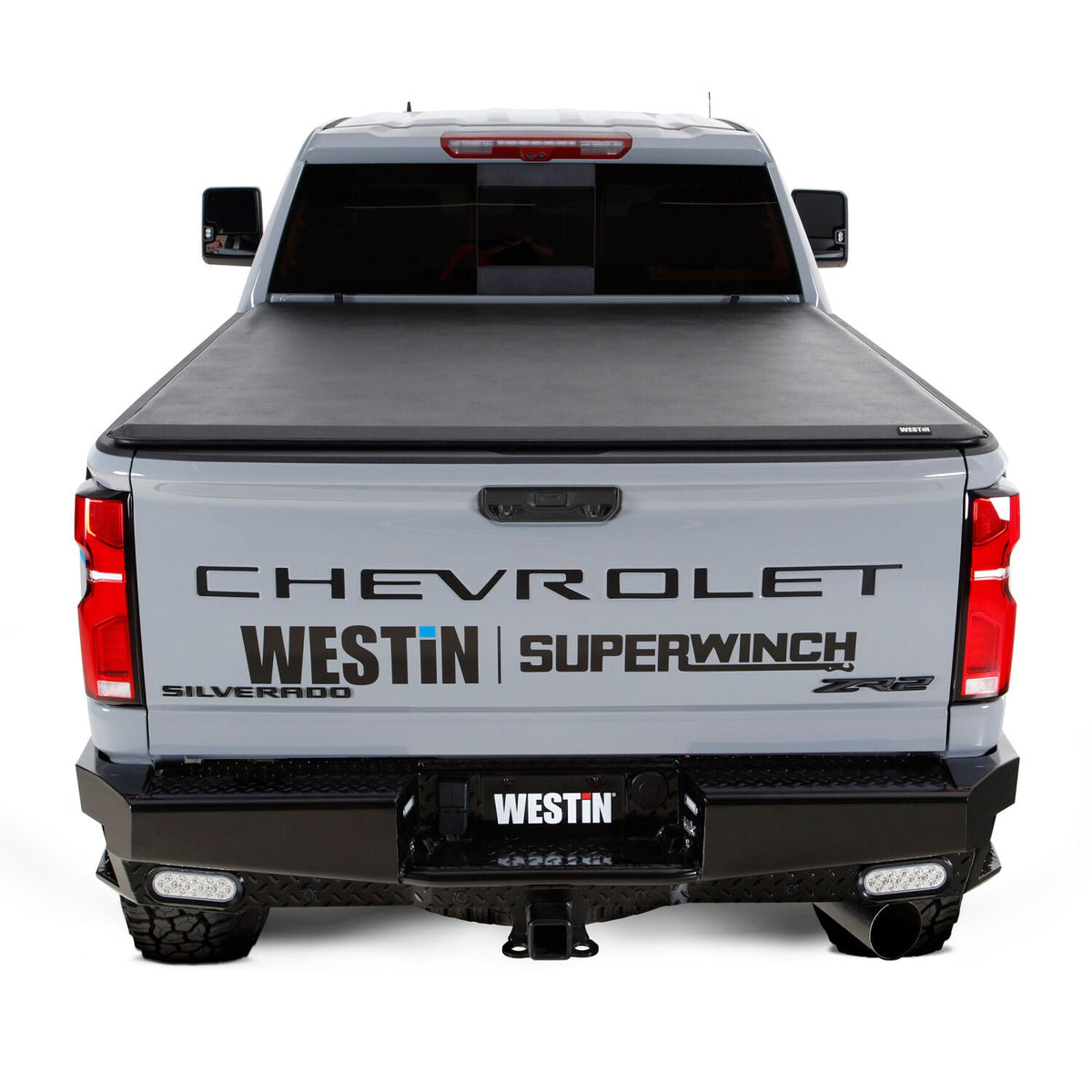 Chevrolet Silverado 2500 HD/3500 HD & GMC Sierra 2500 HD/3500 HD 2020-2026, Westin Soft Roll-Up Tonneau Cover, 82.2in Bed, view 10