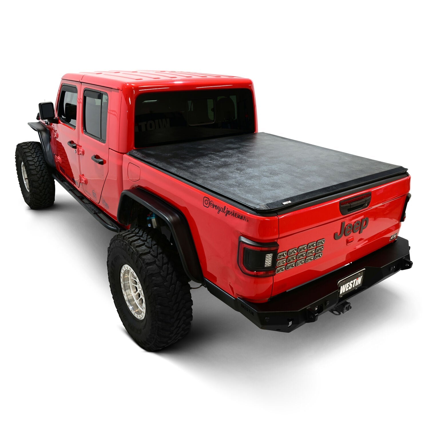 Jeep Gladiator JT 2020-2026, Westin Soft Roll-Up Tonneau Cover, with Cargo Management, view 8