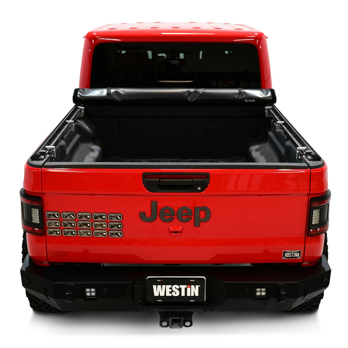 Jeep Gladiator JT 2020-2026, Westin Soft Roll-Up Tonneau Cover, with Cargo Management, view 11