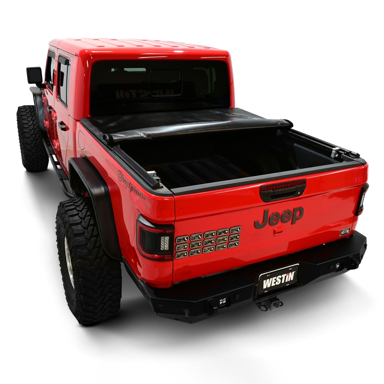 Jeep Gladiator JT 2020-2026, Westin Soft Roll-Up Tonneau Cover, with Cargo Management, view 12