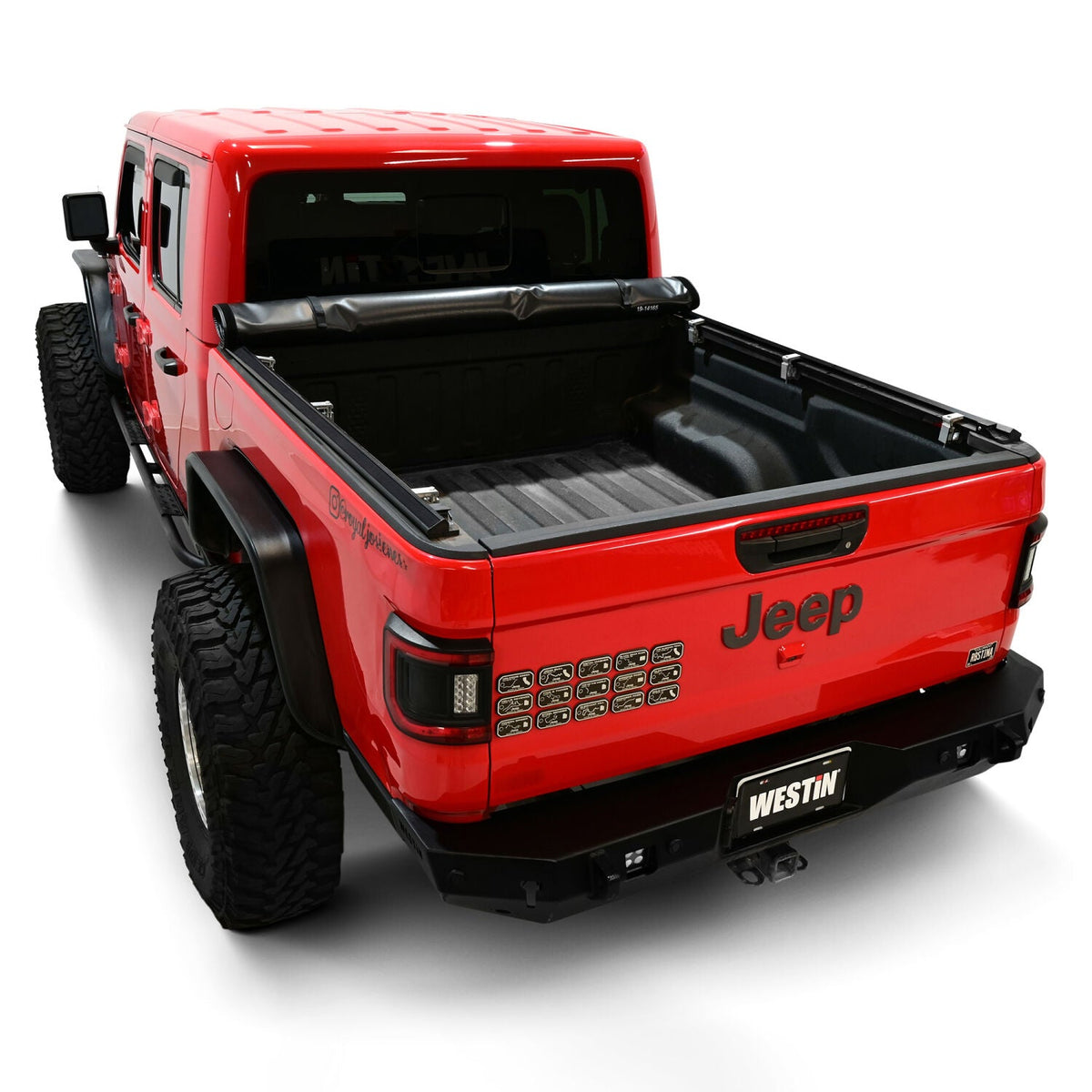 Jeep Gladiator JT 2020-2026, Westin Soft Roll-Up Tonneau Cover, with Cargo Management, view 13