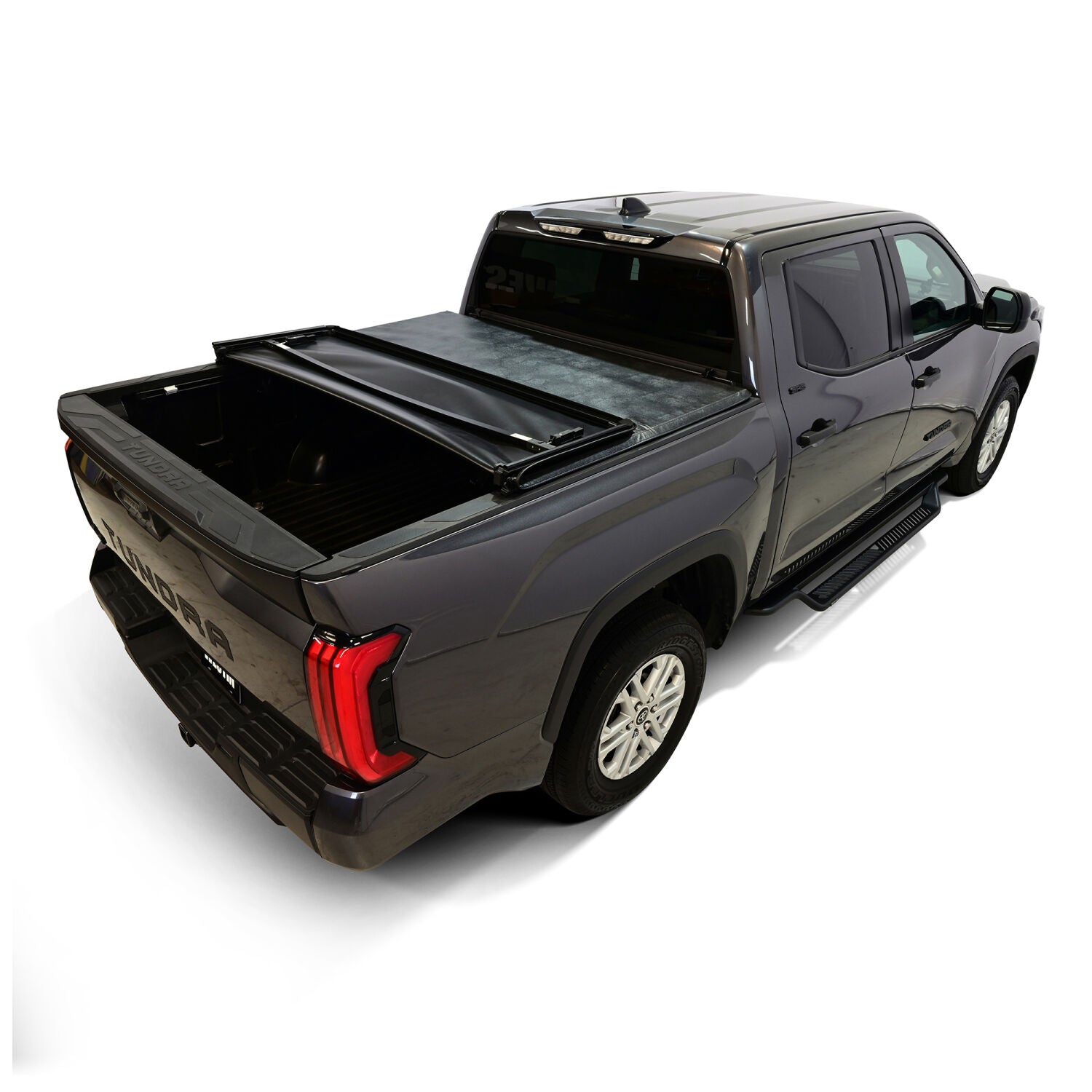 Toyota Tundra 3rd Gen 2022-2026, Westin Soft Tri-Fold Tonneau Cover, 66.7in Bed, view 13