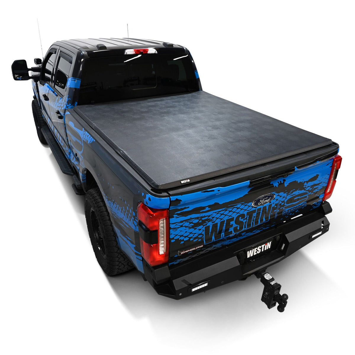 Ford F-250/F-350 Super Duty 2017-2026, Westin Soft Tri-Fold Tonneau Cover, 81.9in Bed, view 16