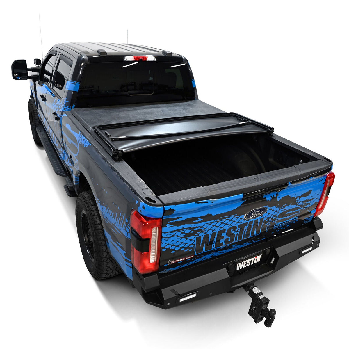 Ford F-250/F-350 Super Duty 2017-2026, Westin Soft Tri-Fold Tonneau Cover, 81.9in Bed, view 17