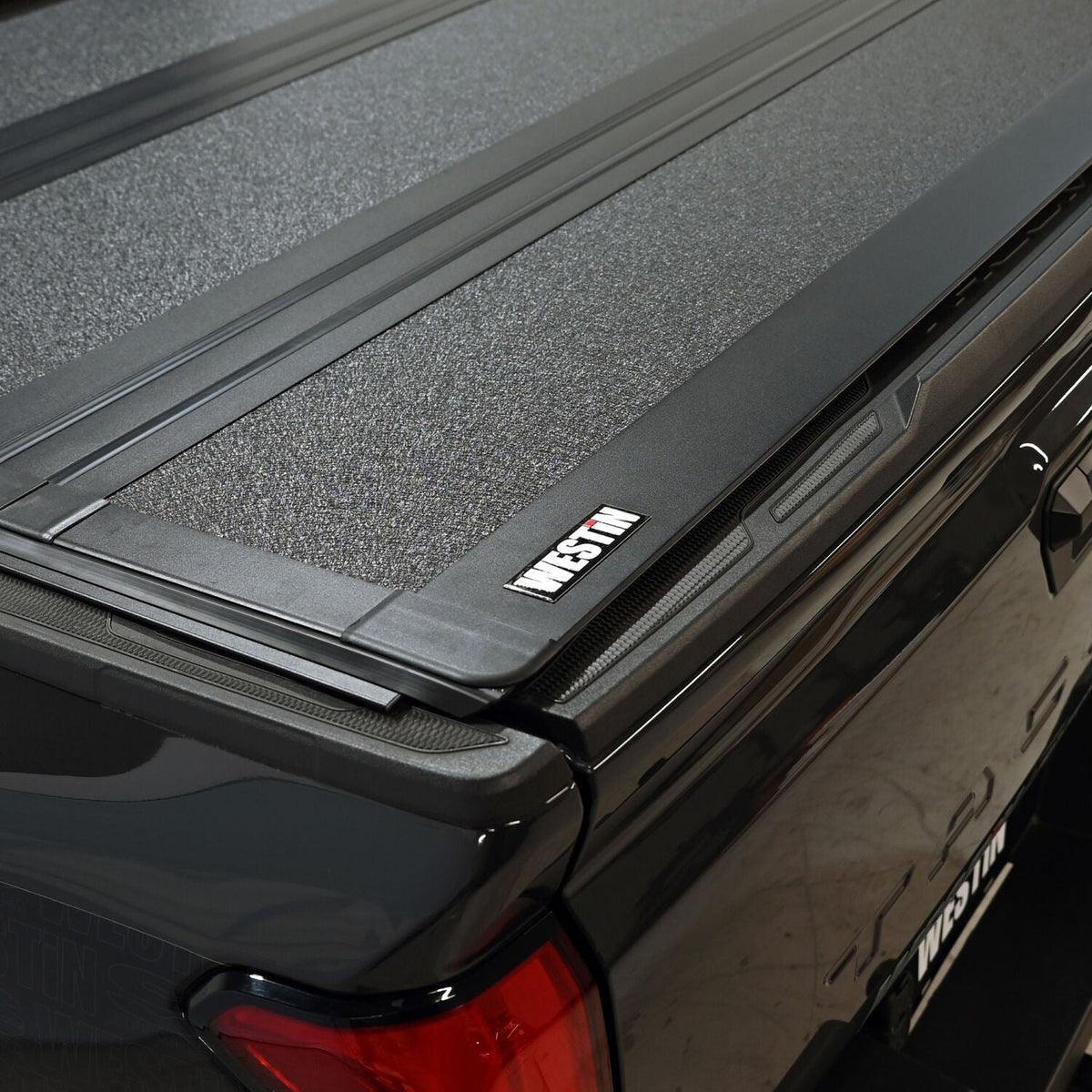 Toyota Tacoma 4th Gen 2024-2026, Westin Hard Tri-Fold Tonneau Cover, 60.3in Bed, Black, view 19